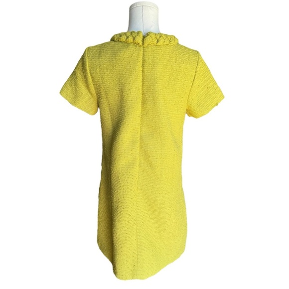 TUCKERNUCK - NWT Chartreuse Tweed Jackie O Classic Vintage Dress Sz S - Picture 4 of 10